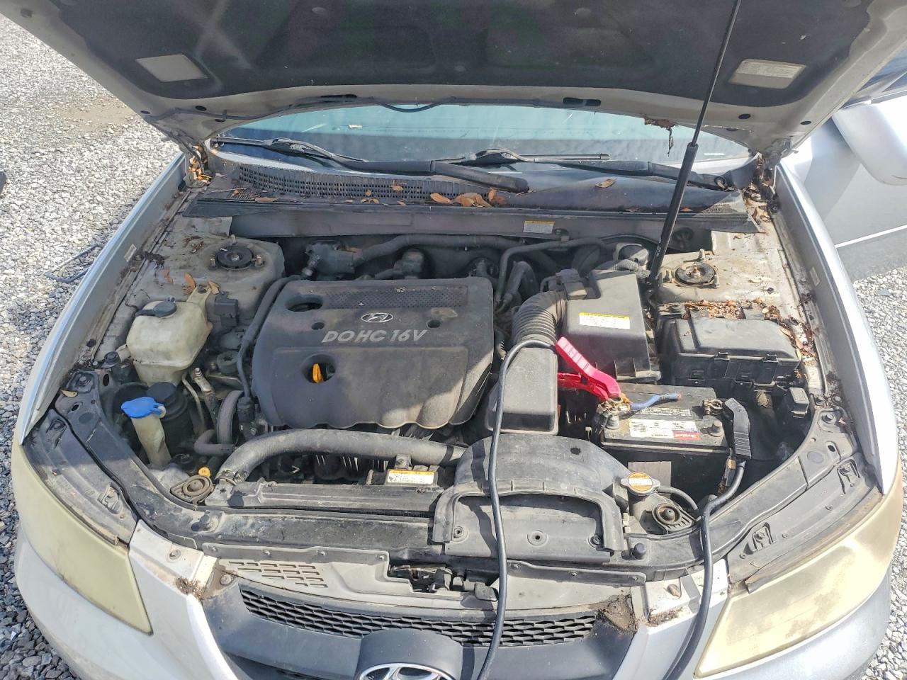 2008 Hyundai Sonata Gls Silver vin: 5NPET46C98H400403
