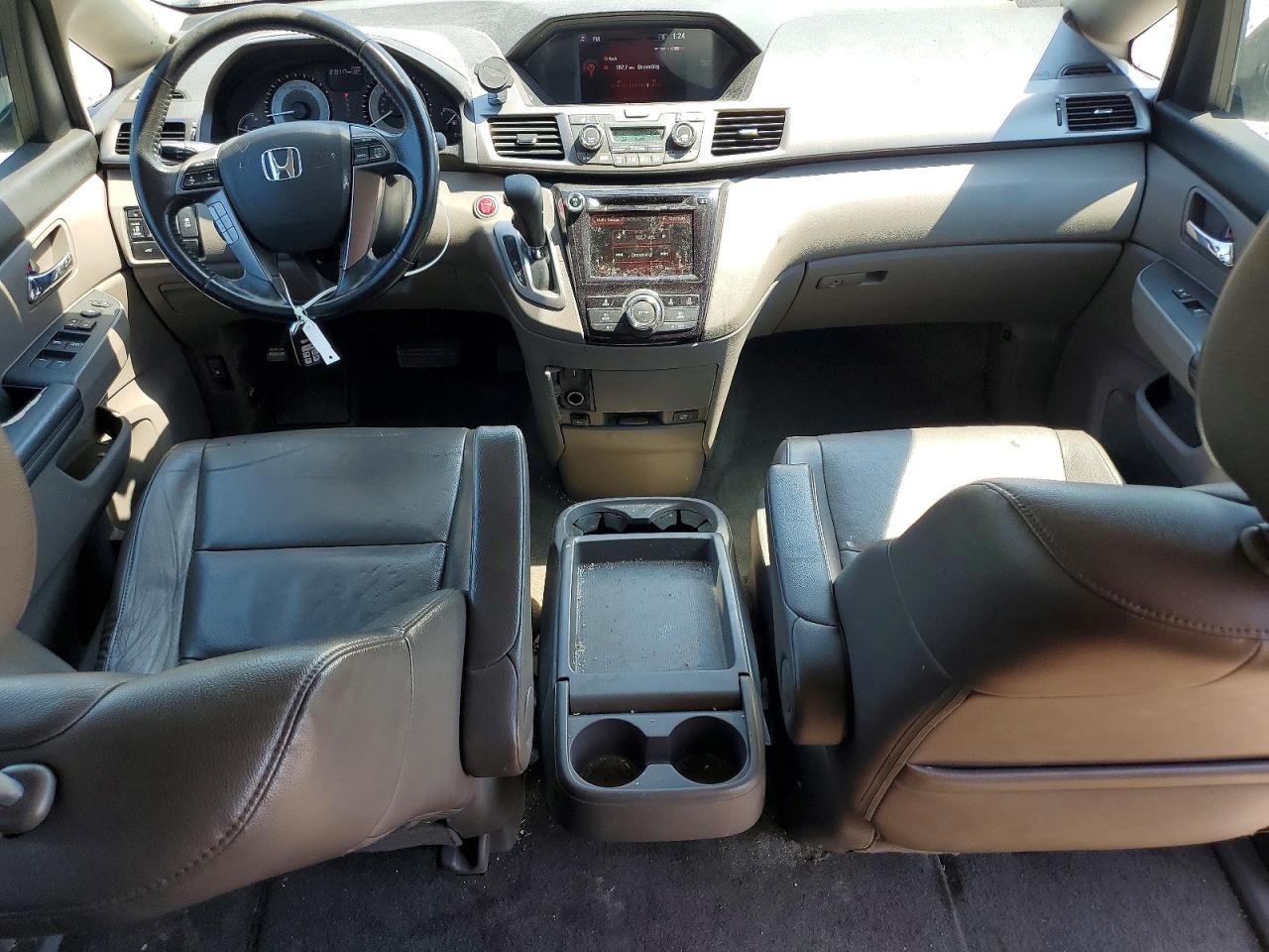 2014 Honda Odyssey Exl Gray vin: 5FNRL5H64EB088645