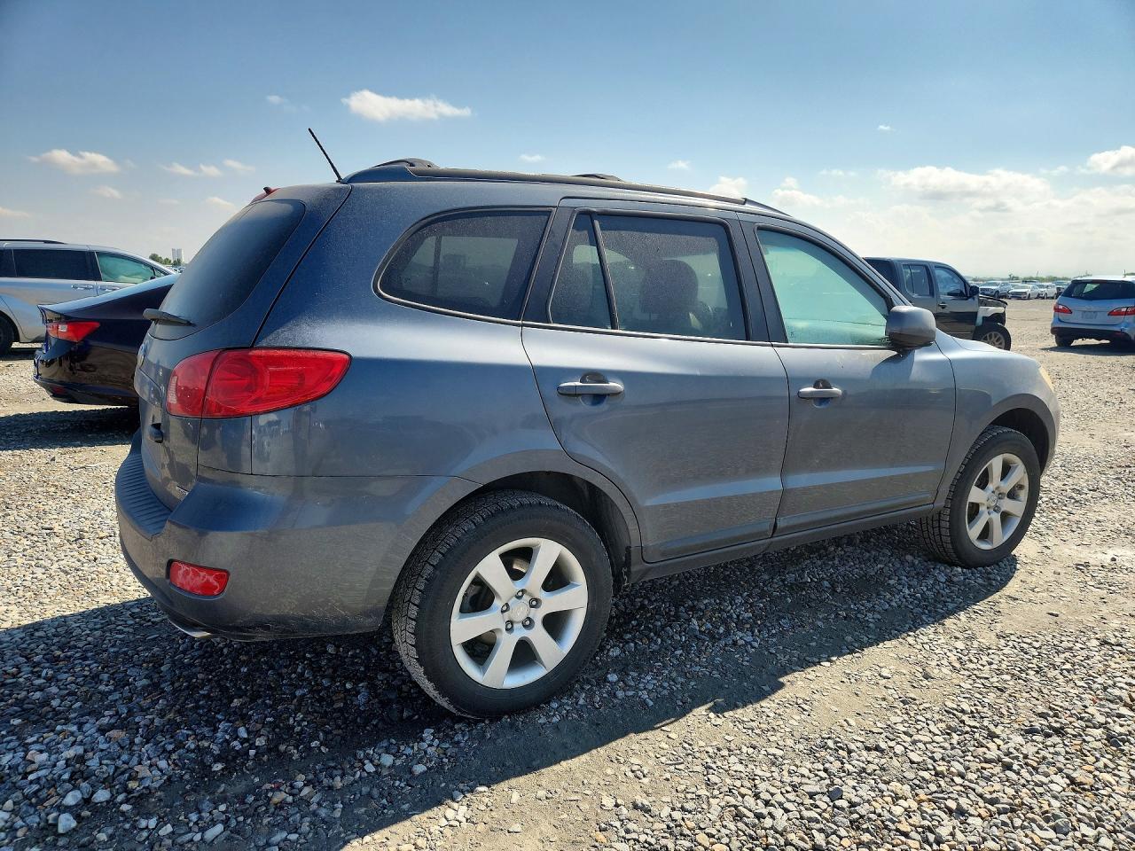 2007 Hyundai Santa Fe Se Blue vin: 5NMSH73E67H060604