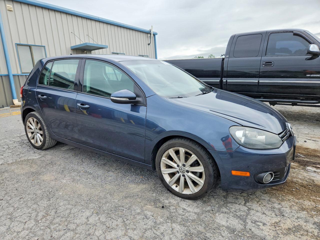 2013 Volkswagen Golf Синий vin: WVWNM7AJ6DW014384