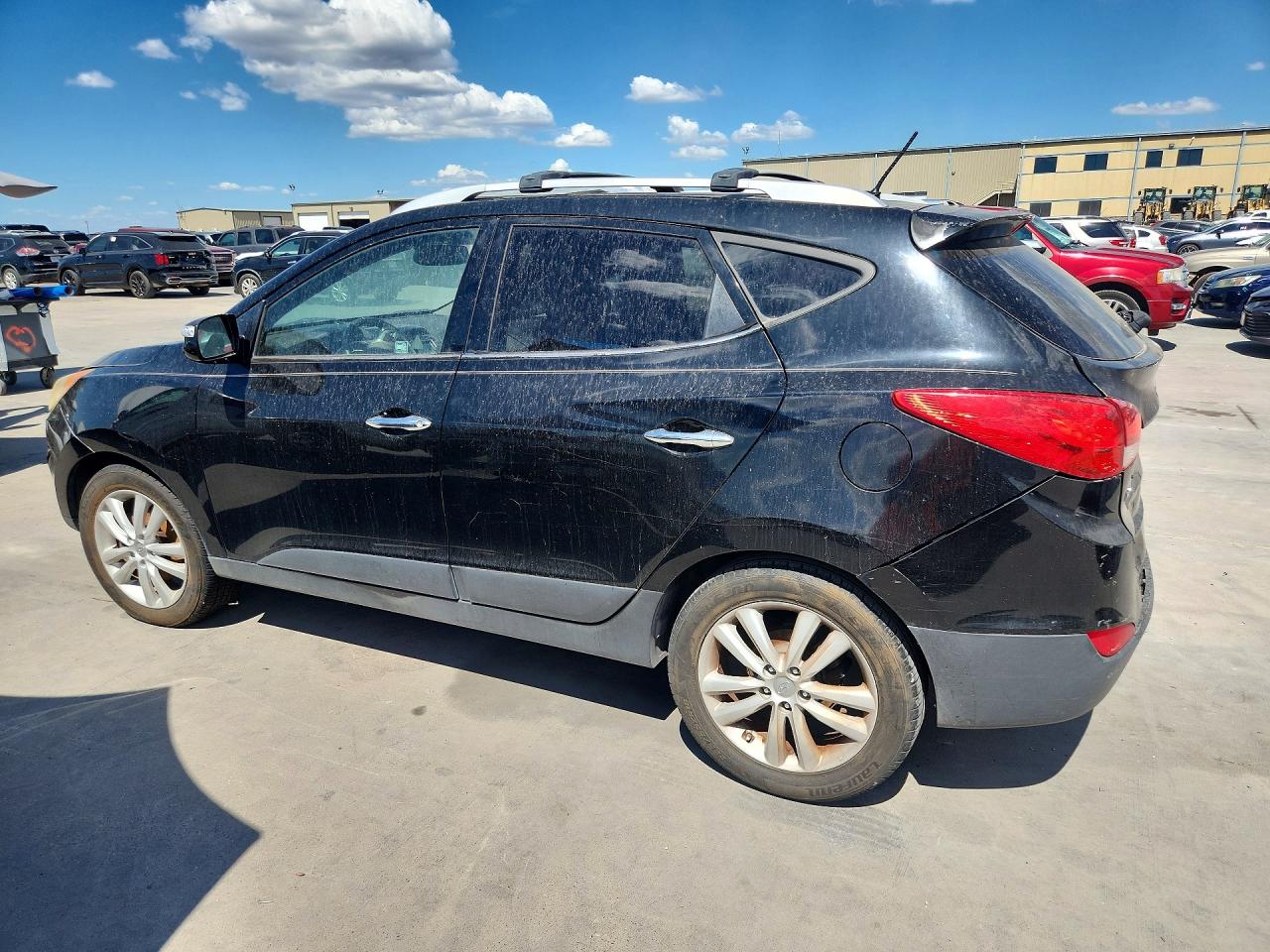 2012 Hyundai Tucson Limited Black vin: KM8JU3AC3CU489845