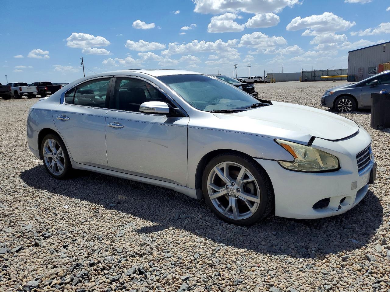 2012 Nissan Maxima 3.5 S Silver vin: 1N4AA5AP2CC832748