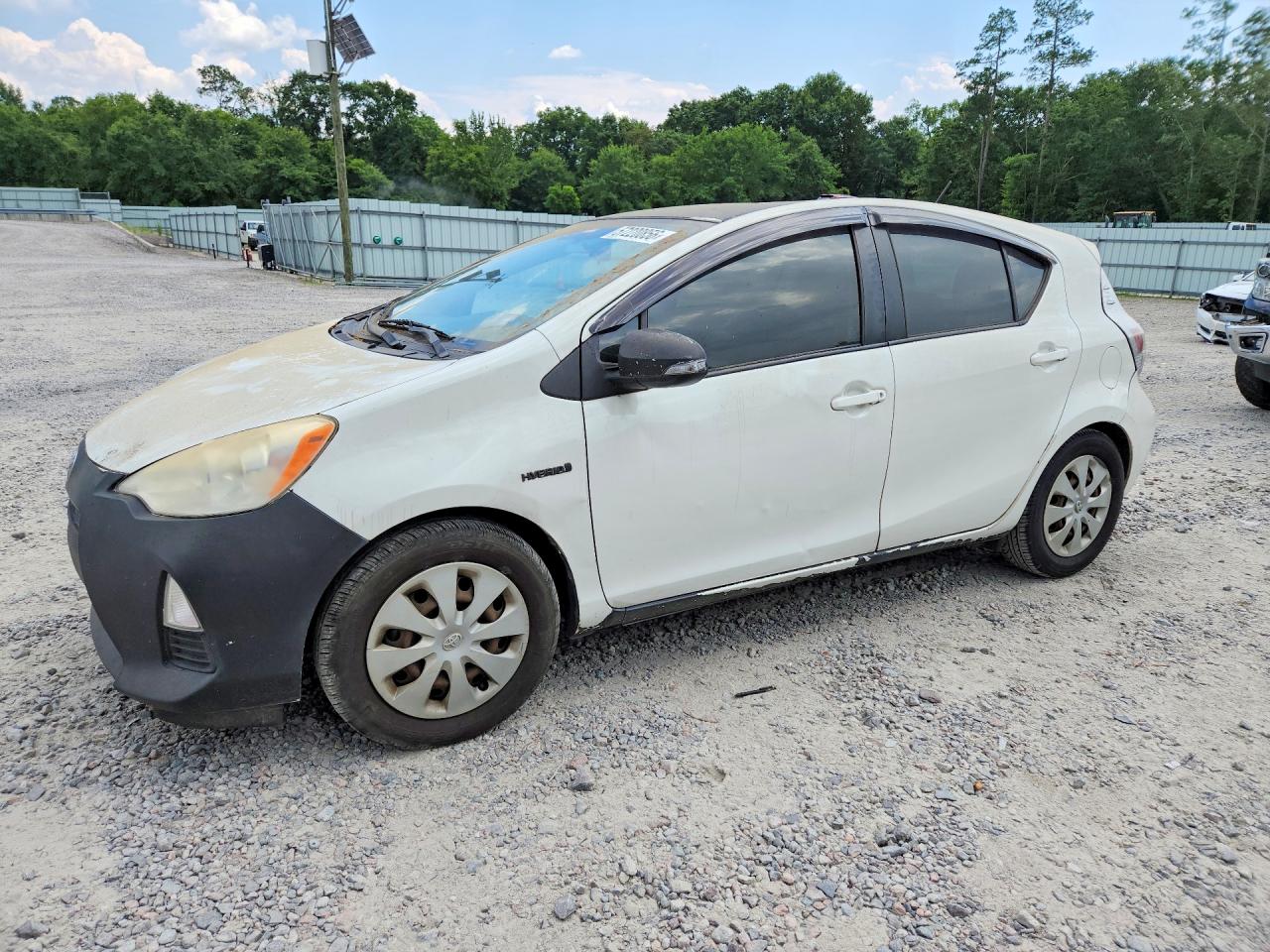 2013 Toyota Prius C Two Белый vin: JTDKDTB37D1532559