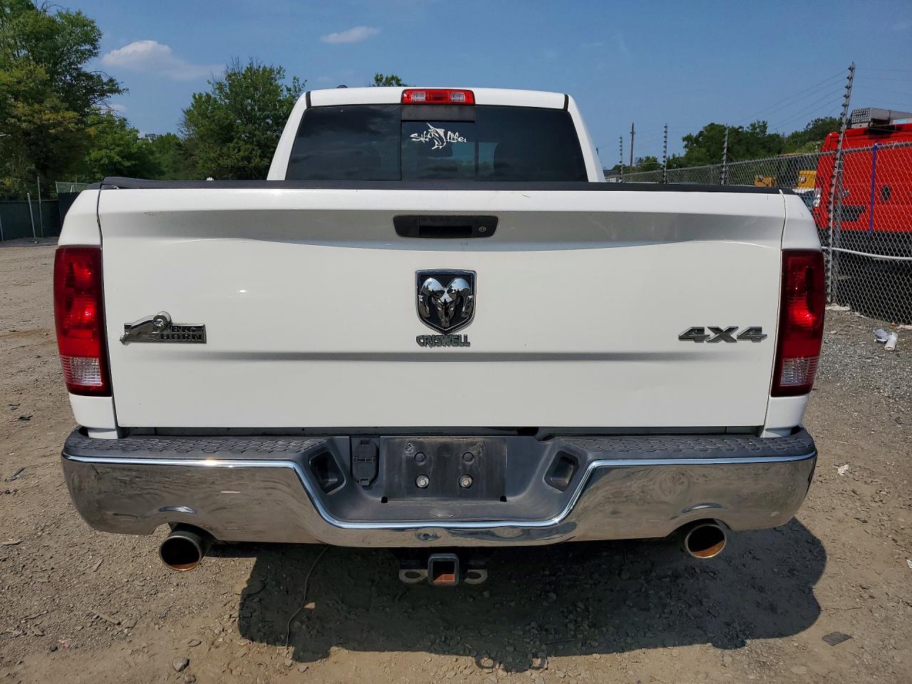 2014 Ram 1500 Slt White vin: 1C6RR7GT0ES325384