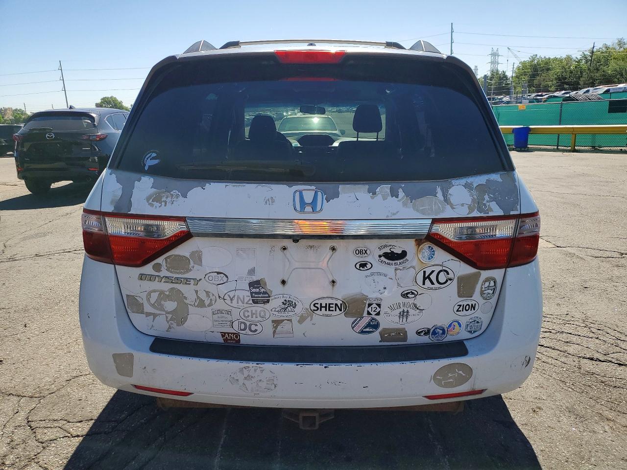 2012 Honda Odyssey Exl Белый vin: 5FNRL5H62CB059528