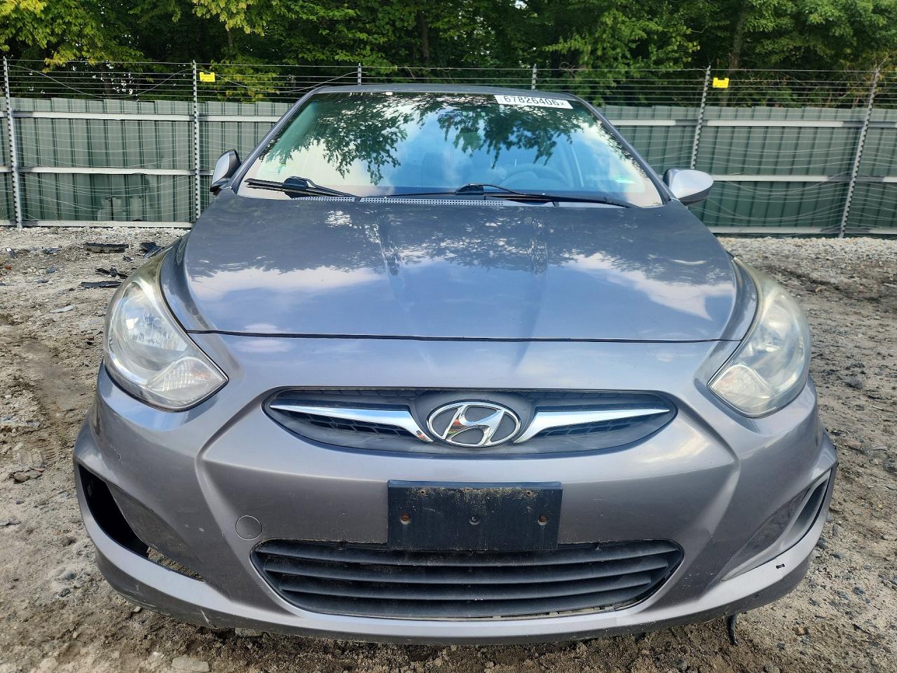 2014 Hyundai Accent Gls Gray vin: KMHCT4AE6EU720033