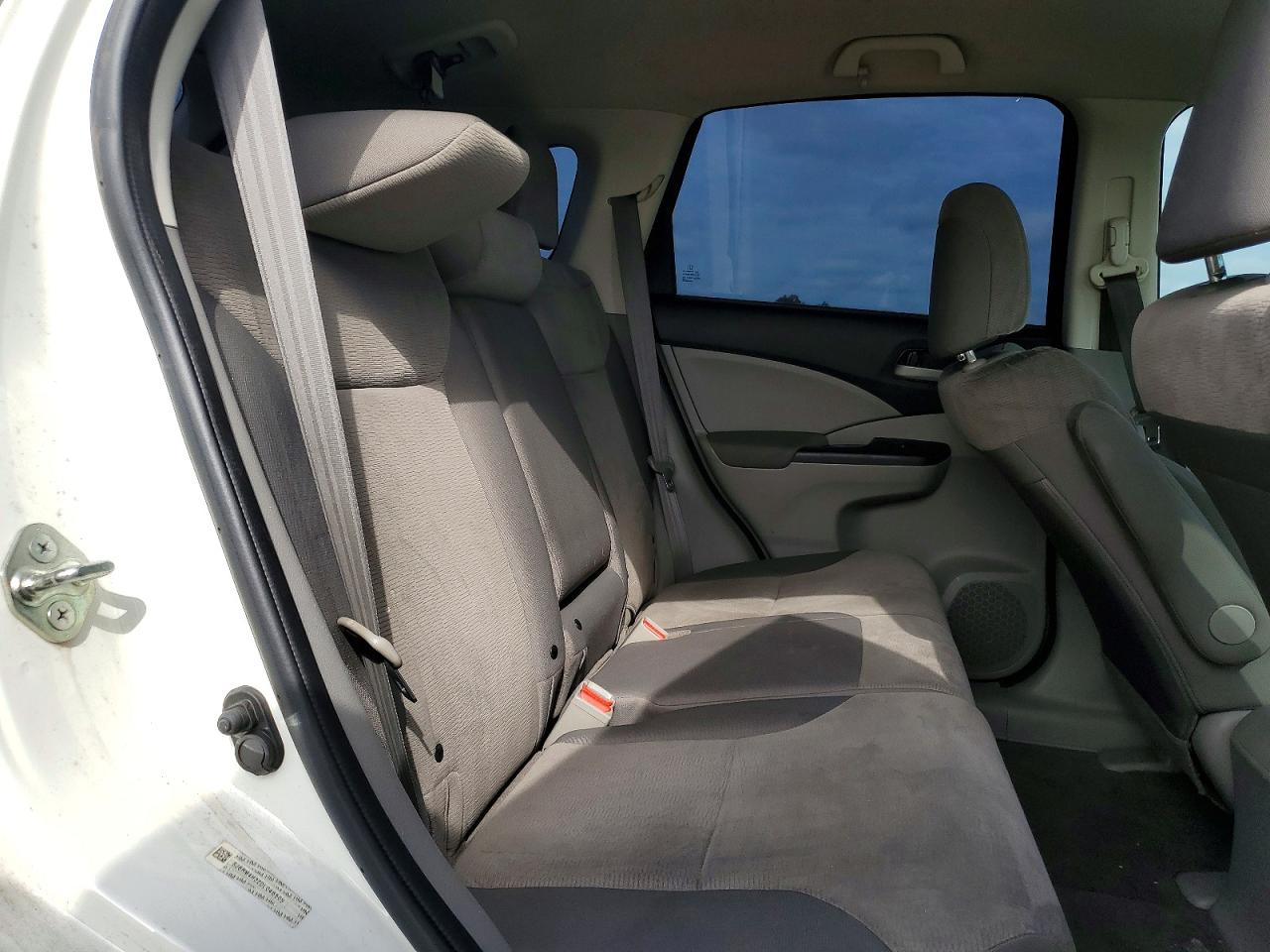 2013 Honda Cr-v Lx White vin: 5J6RM4H32DL046509