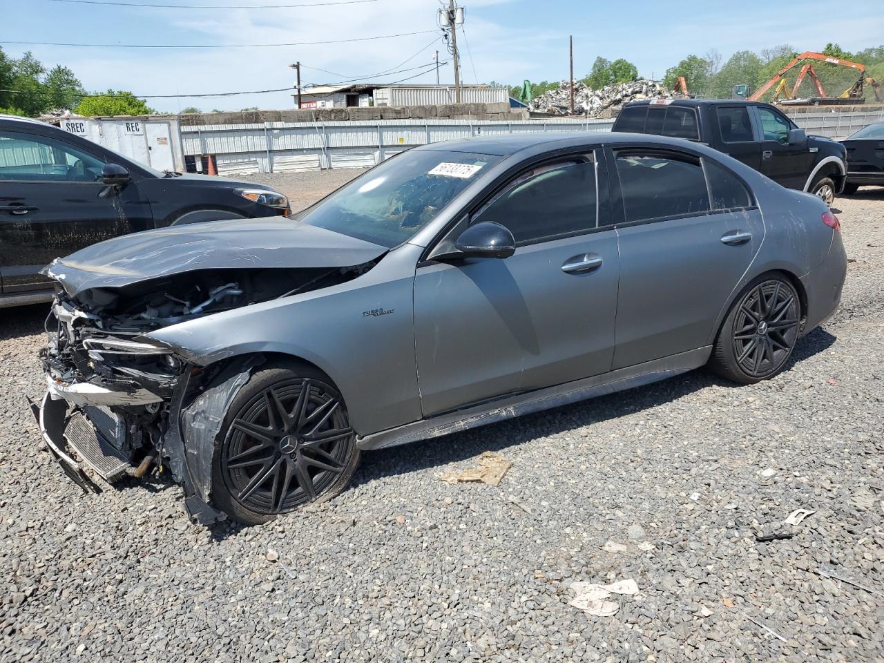 2023 Mercedes-benz C 43 Amg Gray vin: W1KAF8HB7PR118260