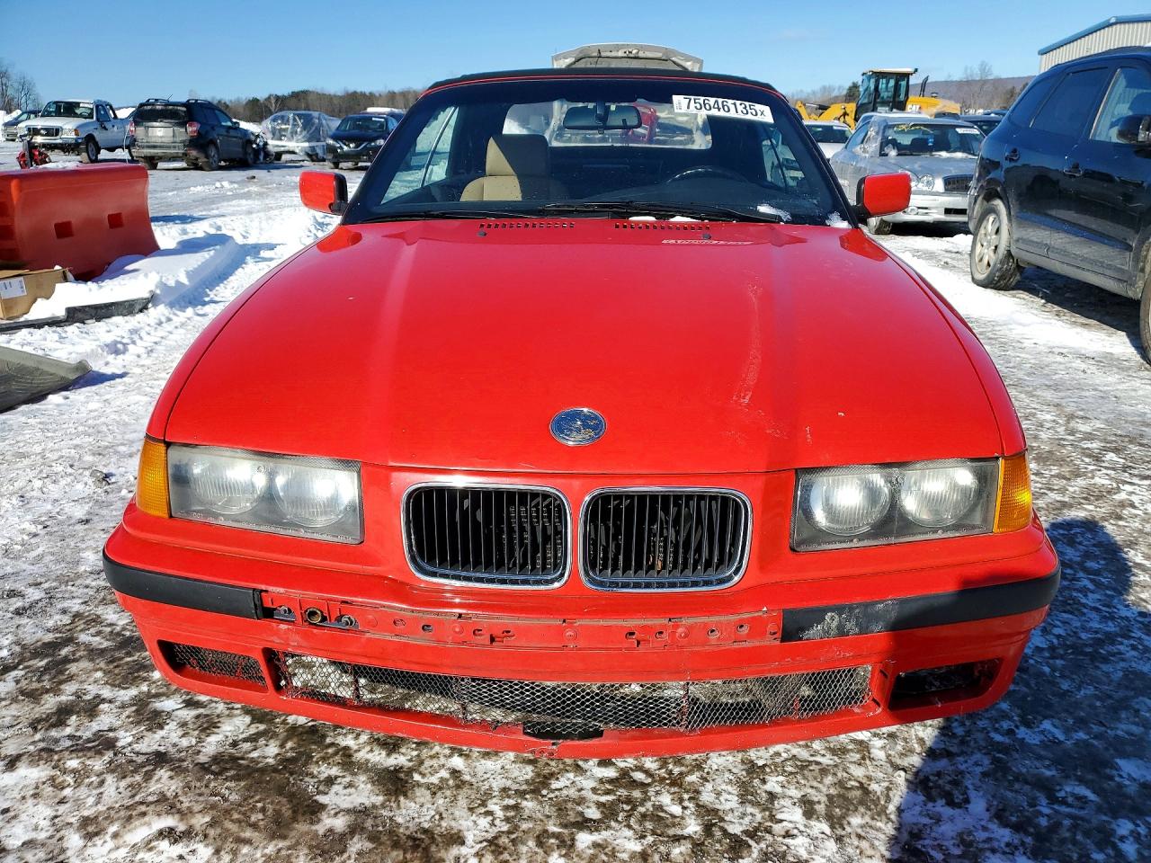 1996 Bmw 328 Ic Red vin: WBABK7320TET61953