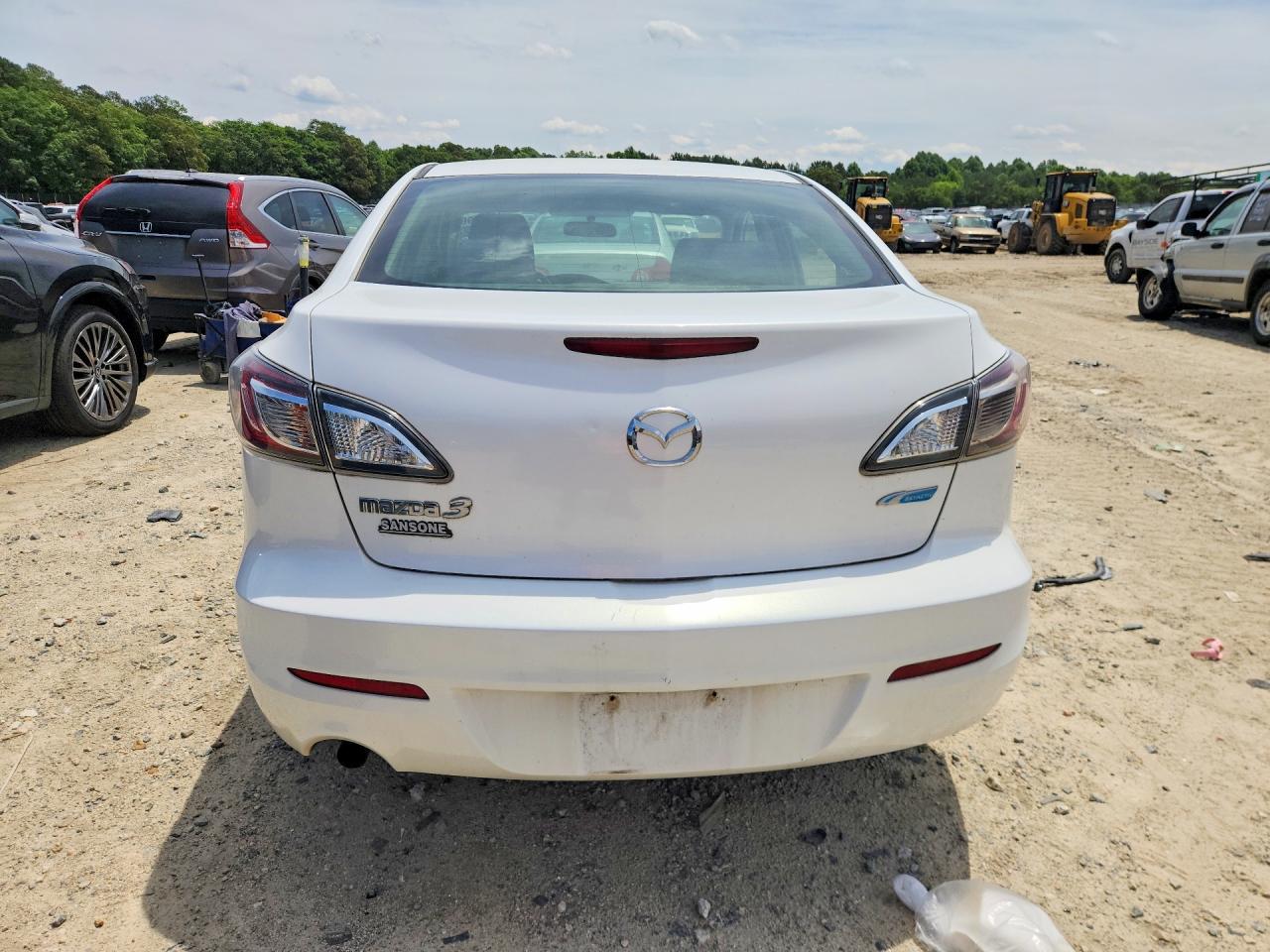 2013 Mazda 3 I White vin: JM1BL1U75D1706670
