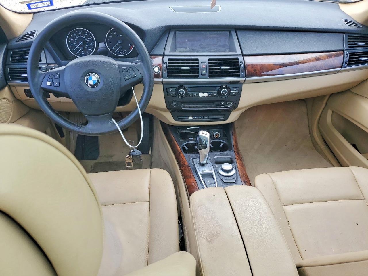 2008 Bmw X5 3.0i Silver vin: 5UXFE43528L033942
