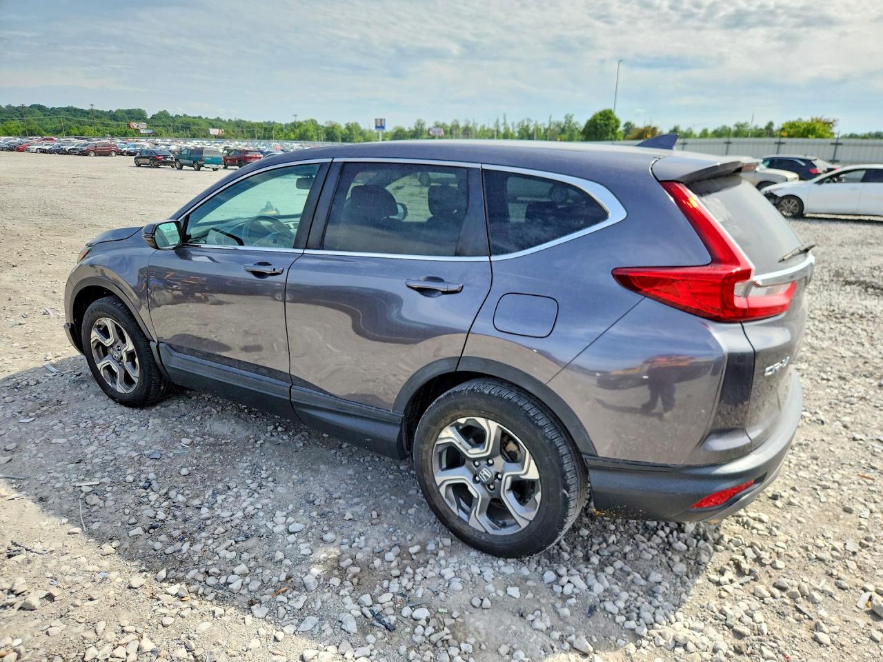 2017 Honda Cr-v Exl Серый vin: 5J6RW2H82HL012523