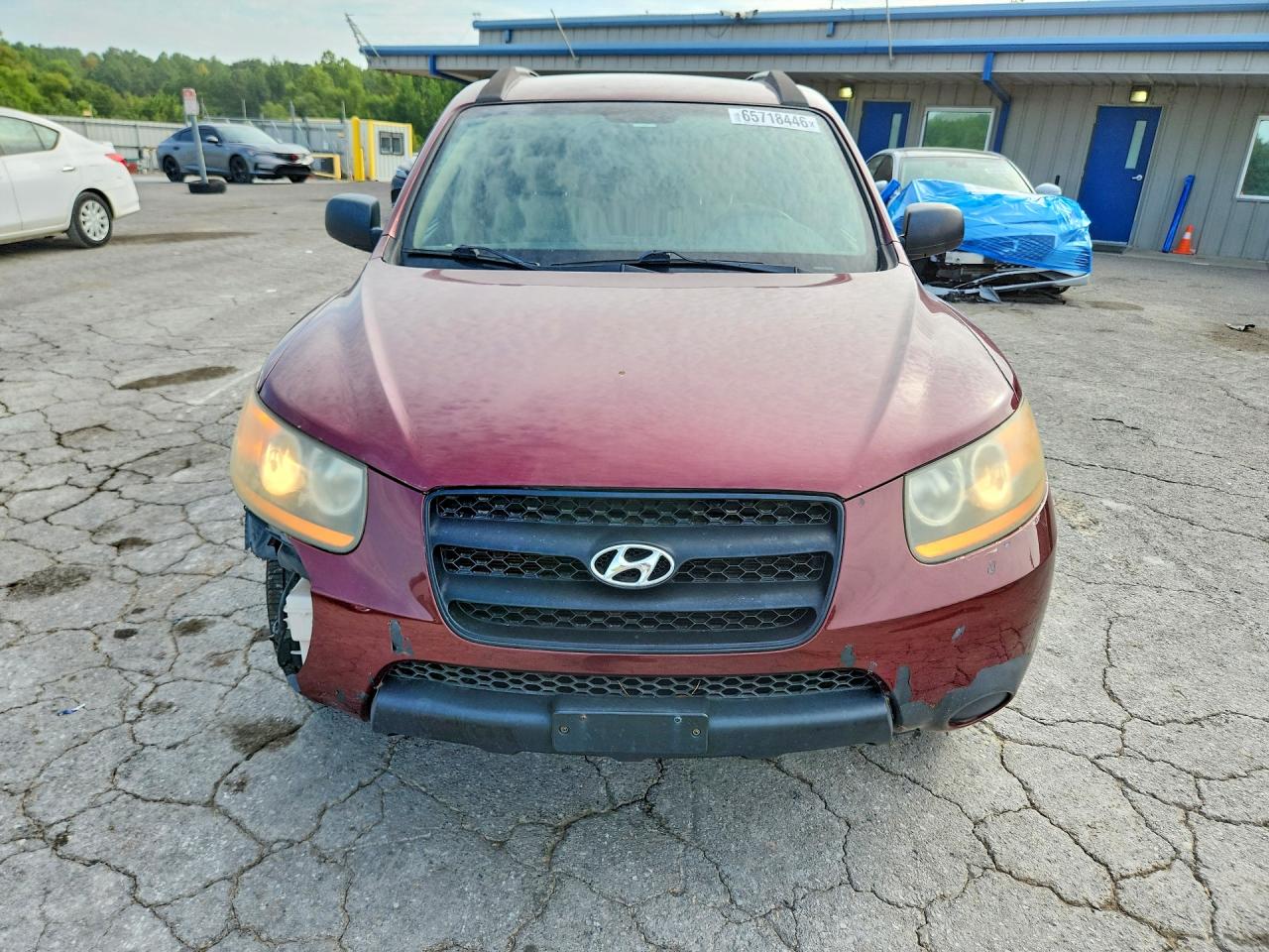 2009 Hyundai Santa Fe Gls Burgundy vin: 5NMSG13D69H296115