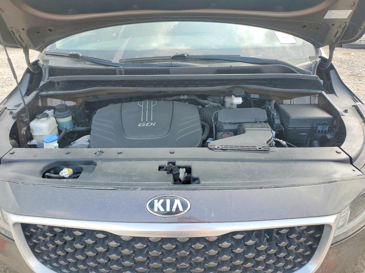 2015 Kia Sedona Ex Tan vin: KNDMC5C11F6023691