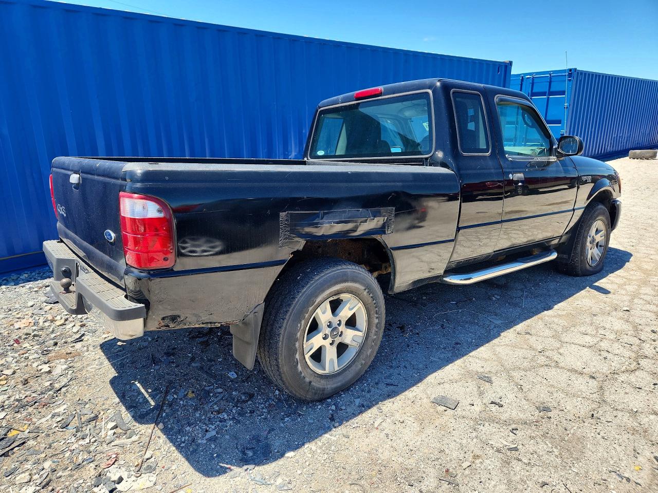 2004 Ford Ranger Super Cab Black vin: 1FTYR15E54PA91945