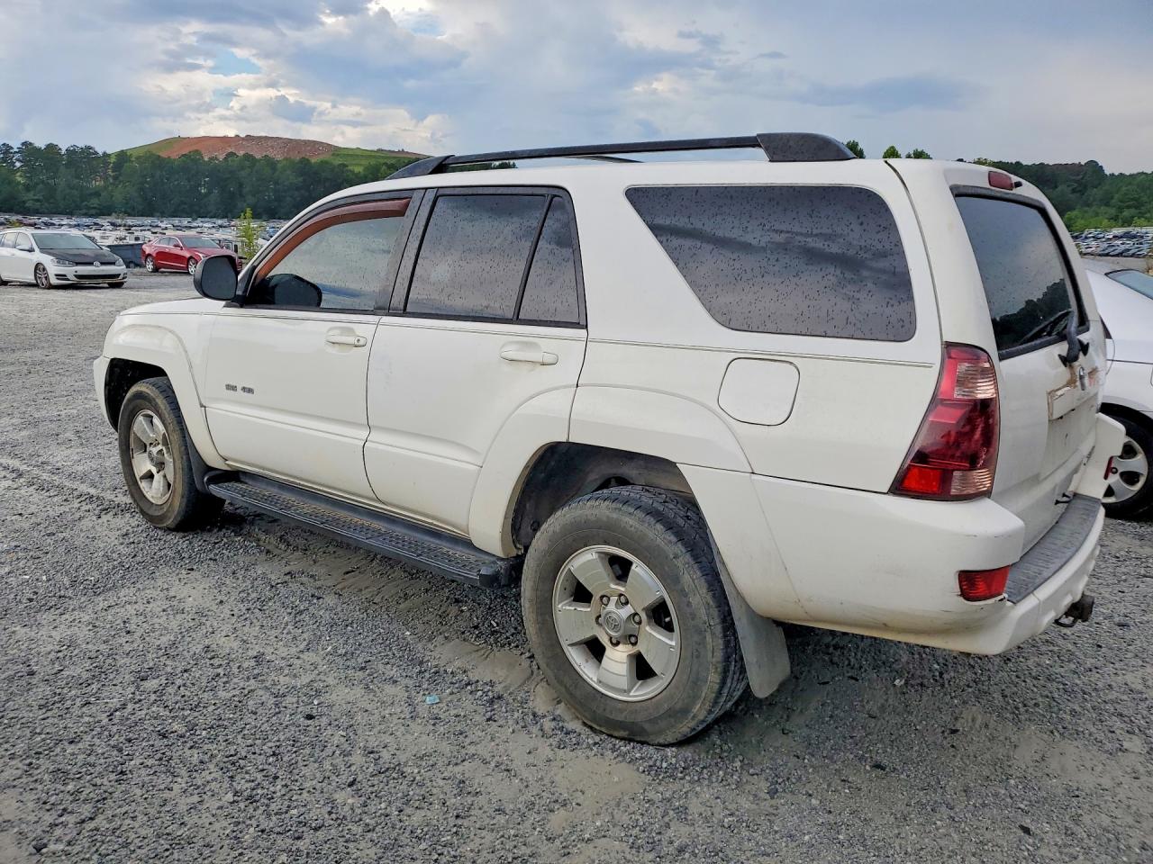 2005 Toyota 4runner Sr5 White vin: JTEBU14R758051821