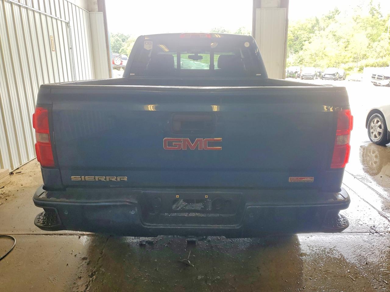 2015 Gmc Sierra K1500 Slt Blue vin: 1GTV2VEC8FZ332367