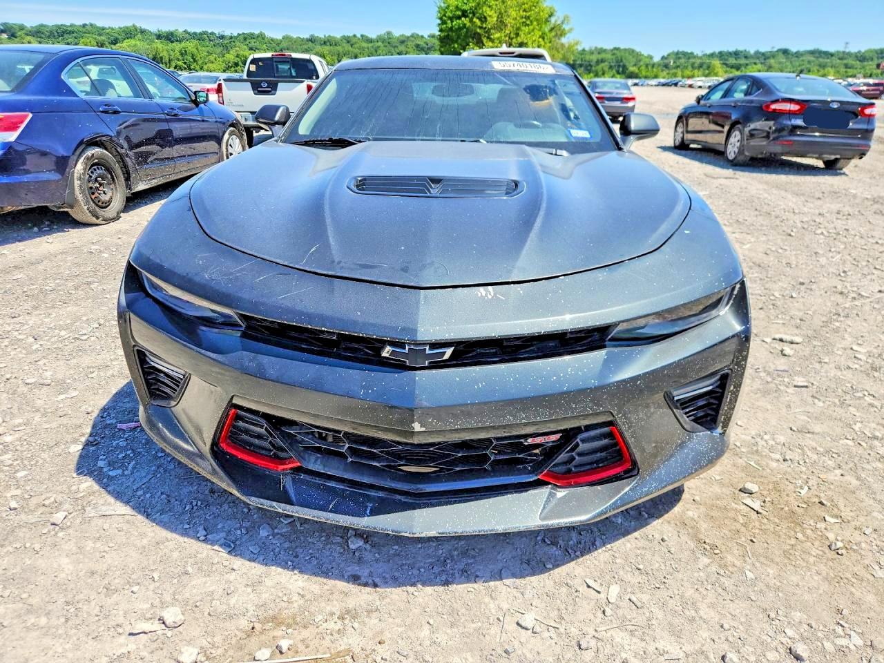 2018 Chevrolet Camaro Ss Серый vin: 1G1FF1R73J0146157
