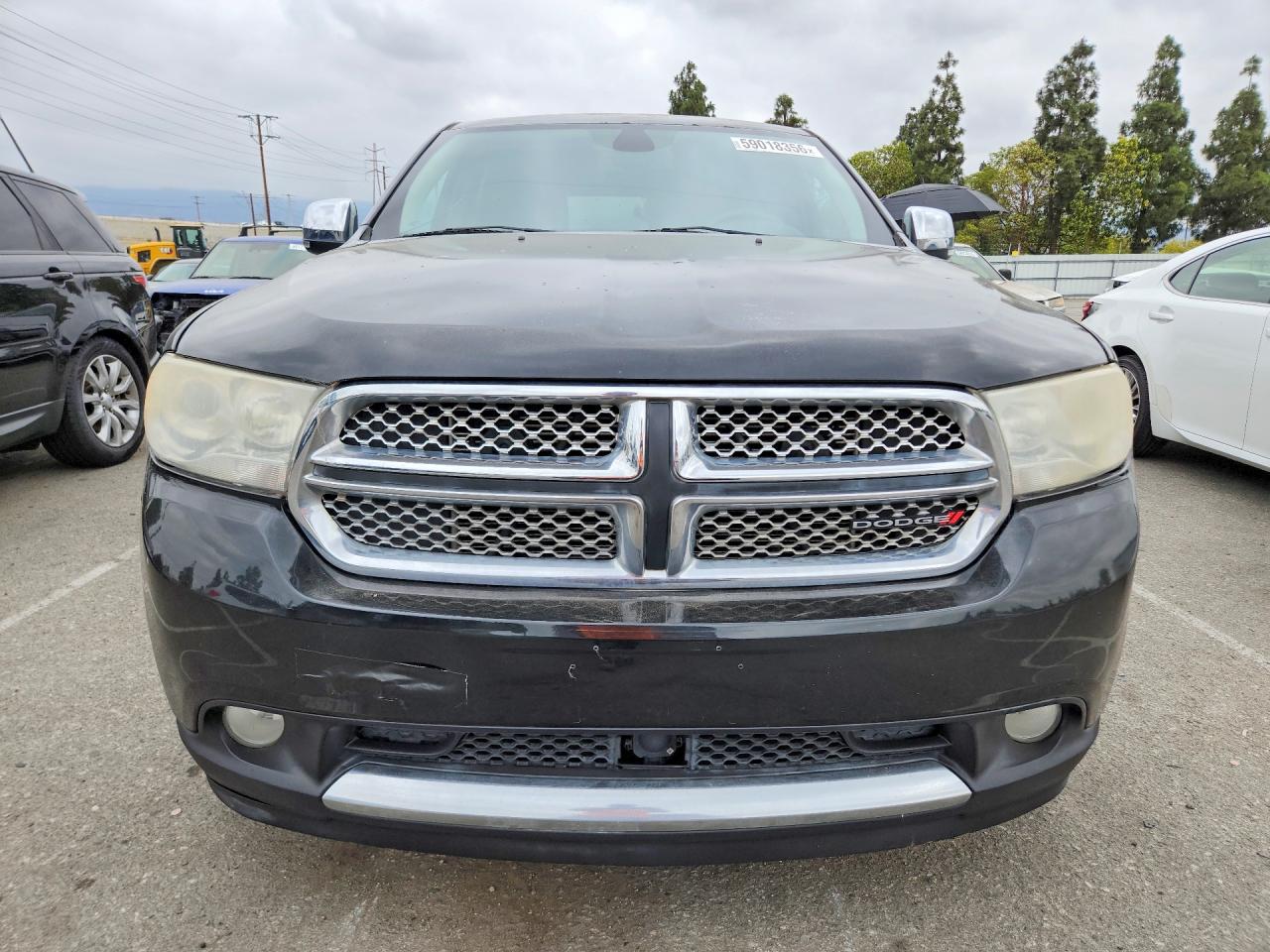 2012 Dodge Durango Citadel Черный vin: 1C4RDHEG4CC257908
