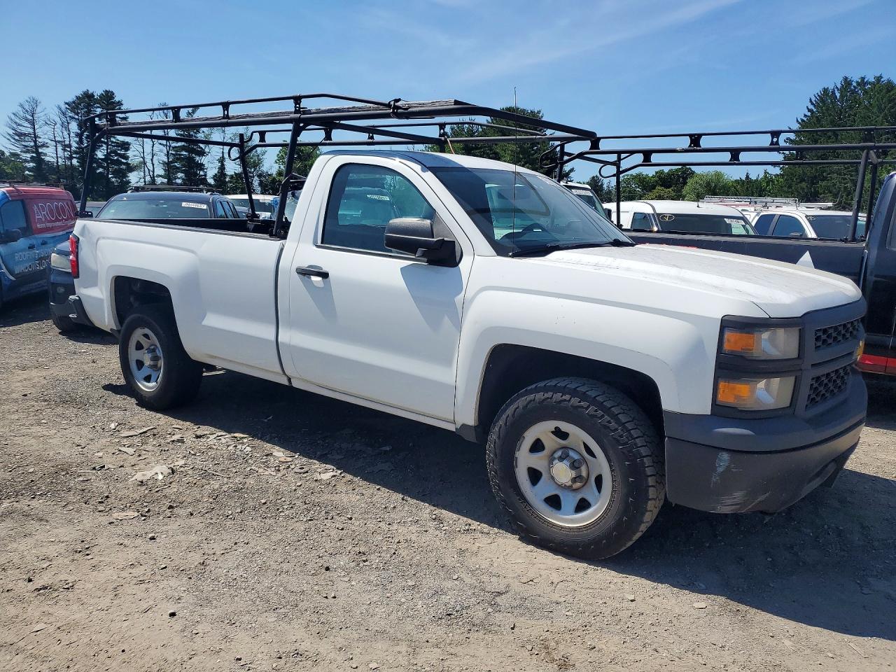 2014 Chevrolet Silverado C1500 Белый vin: 1GCNCPEH1EZ381221