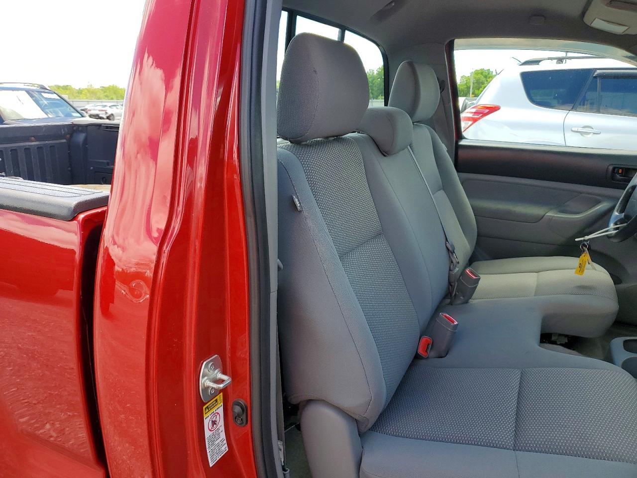 2009 Toyota Tacoma Base Red vin: 5TEPX42N29Z614782