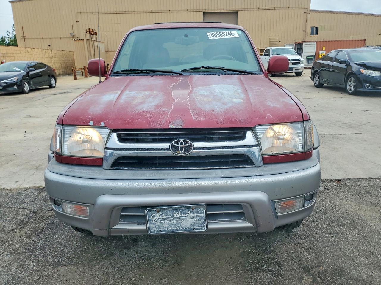 2001 Toyota 4runner Limited Red vin: JT3HN87R210358228