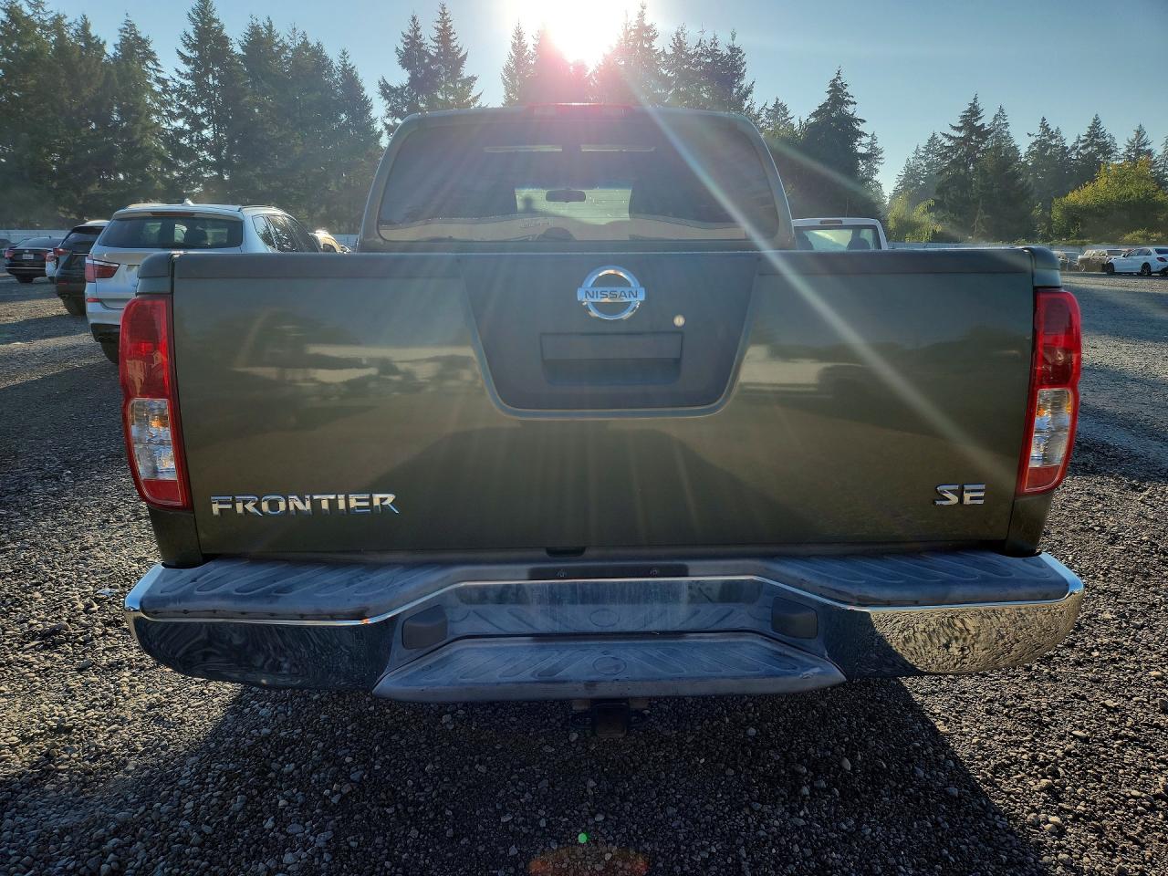 2005 Nissan Frontier Se Green vin: 1N6AD07W35C411592
