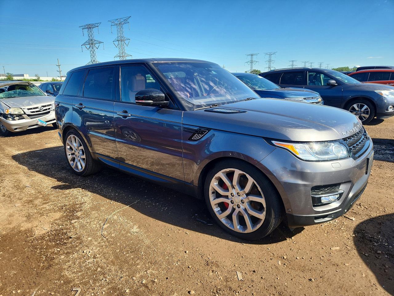 2015 Land Rover Range Rover Sport Sc Gray vin: SALWR2TFXFA619762