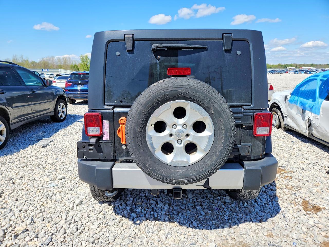 2014 Jeep Wrangler Unlimited Sahara Черный vin: 1C4BJWEG5EL233263