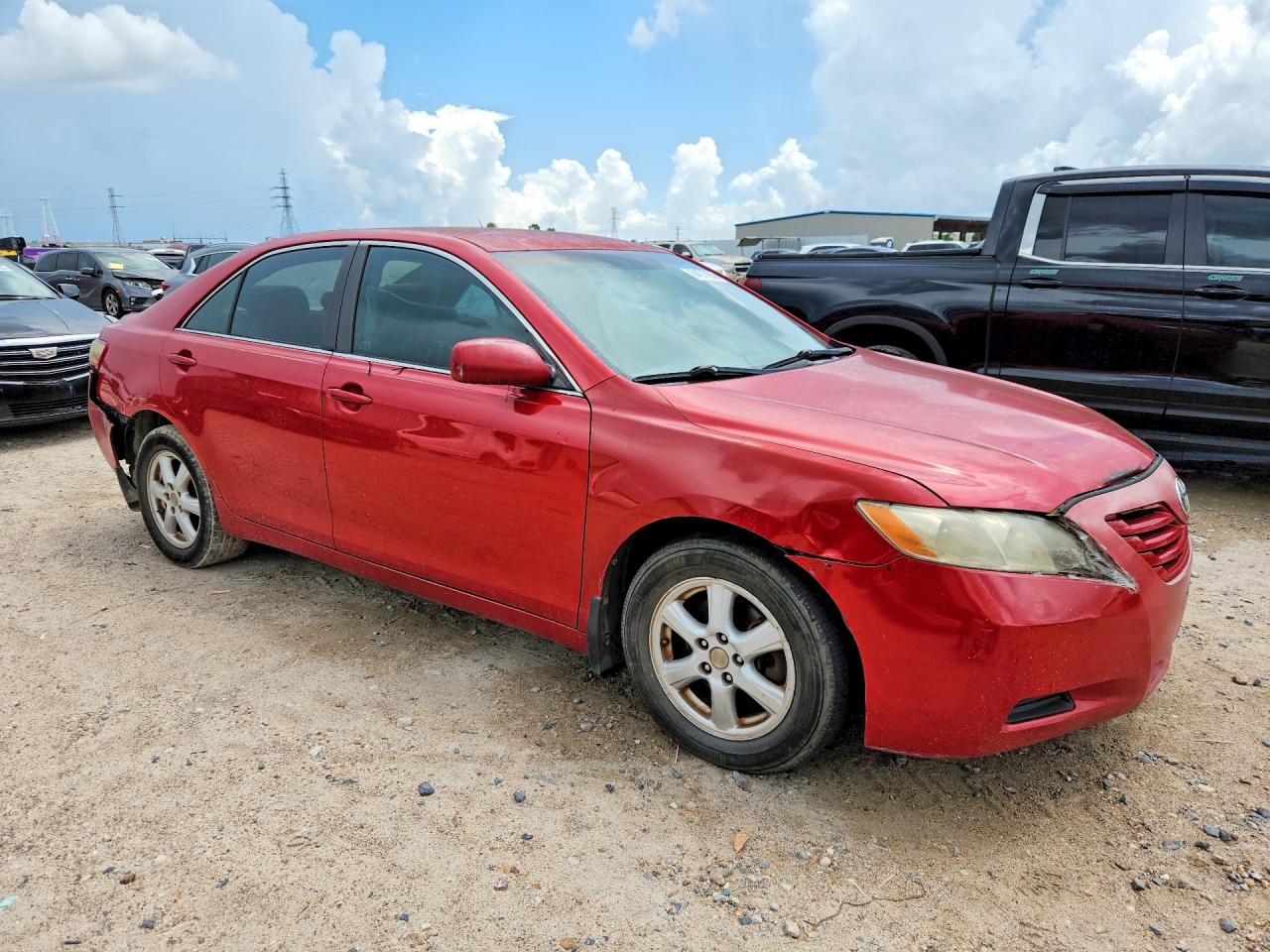 2007 Toyota Camry Le Red vin: 4T1BE46K87U067650