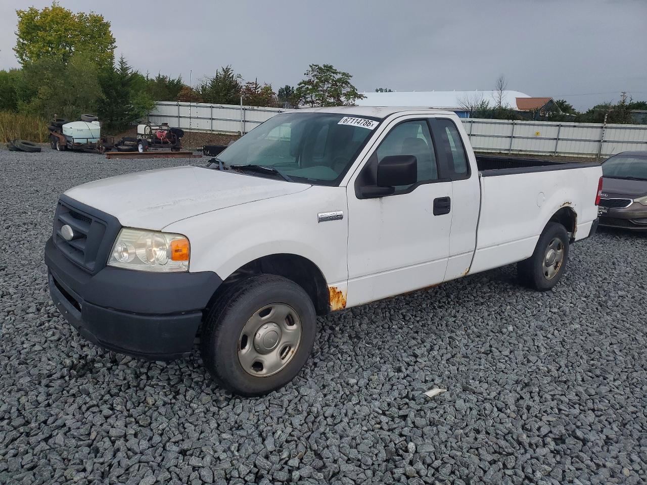 2007 Ford F150 White vin: 1FTRF12W27KC09607