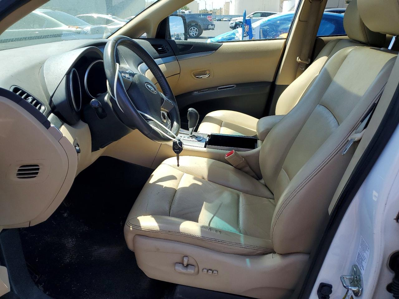 2013 Subaru Tribeca Limited White vin: 4S4WX9GD2D4400414