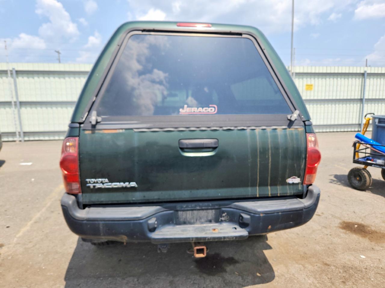 2012 Toyota Tacoma Base Green vin: 5TFPX4EN8CX011541