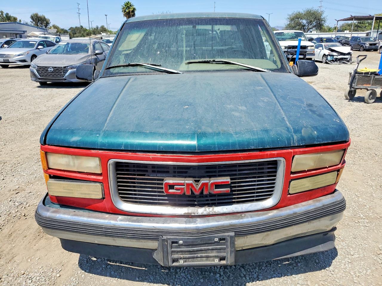 1995 Gmc Sierra C1500 Green vin: 2GTEC19K8S1583948