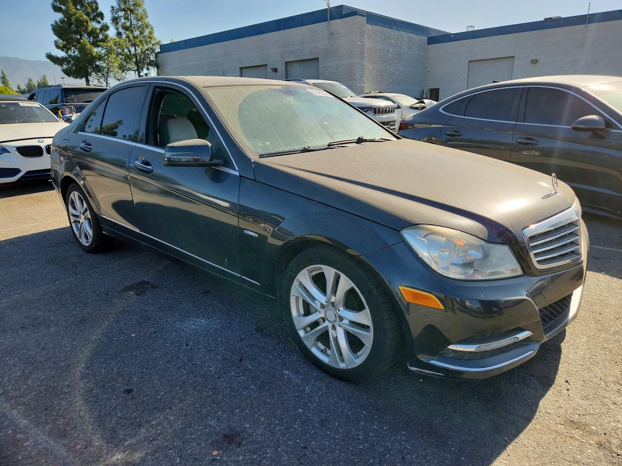 2012 Mercedes-benz C 250 Gray vin: WDDGF4HB0CR235773