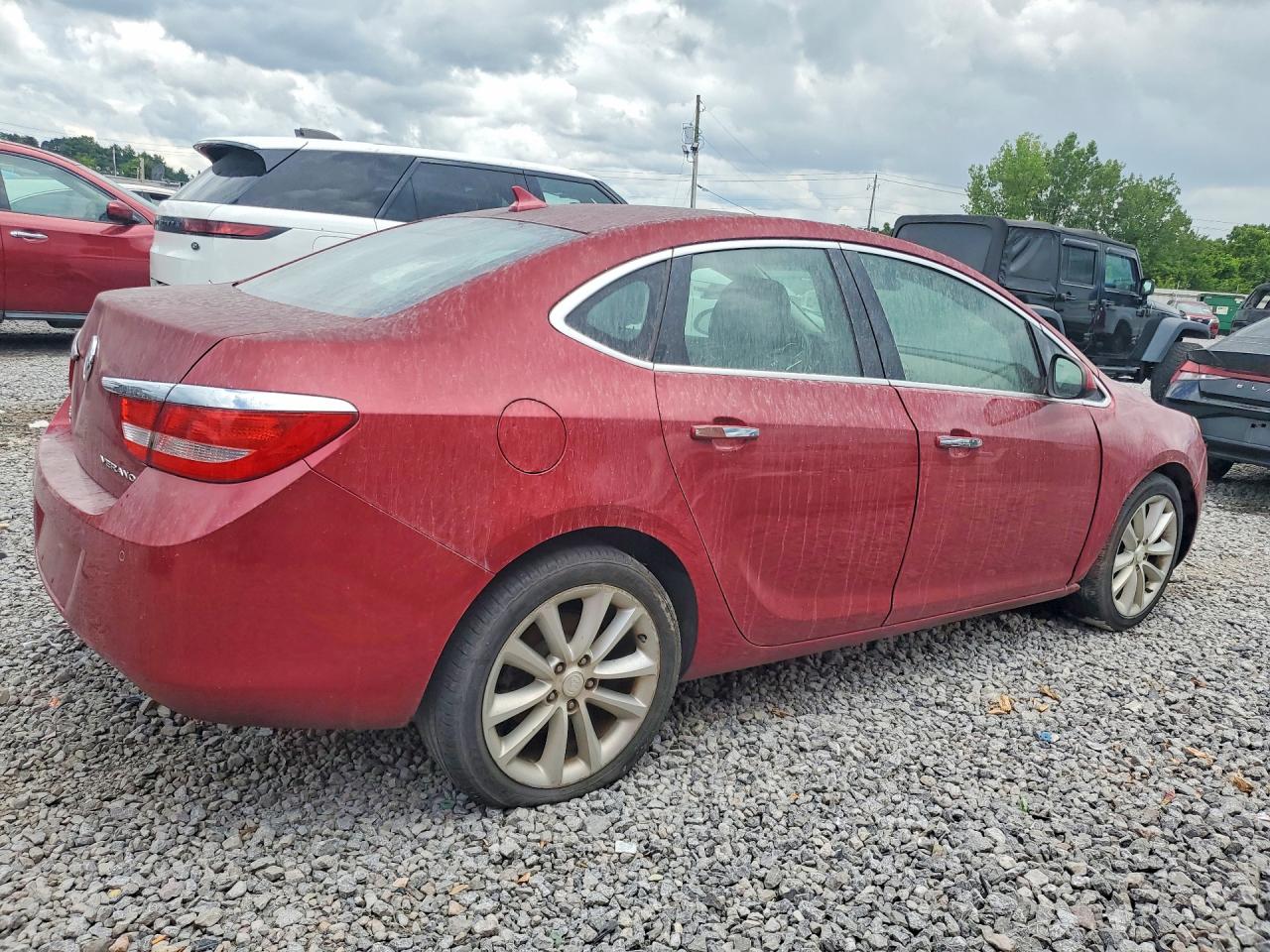 2013 Buick Verano Convenience Red vin: 1G4PR5SK4D4177483