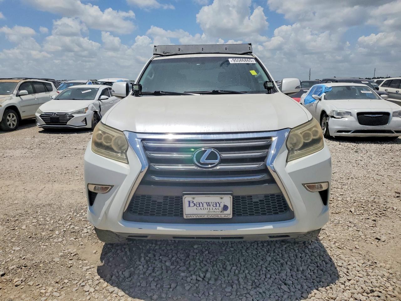 2014 Lexus Gx 460 White vin: JTJBM7FX4E5070537