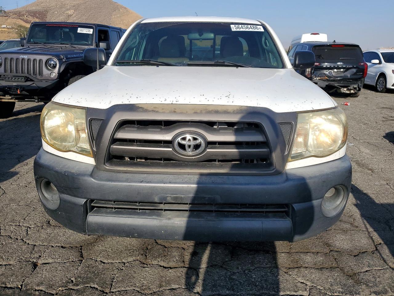 2009 Toyota Tacoma Access Cab White vin: 5TETX22N79Z608043