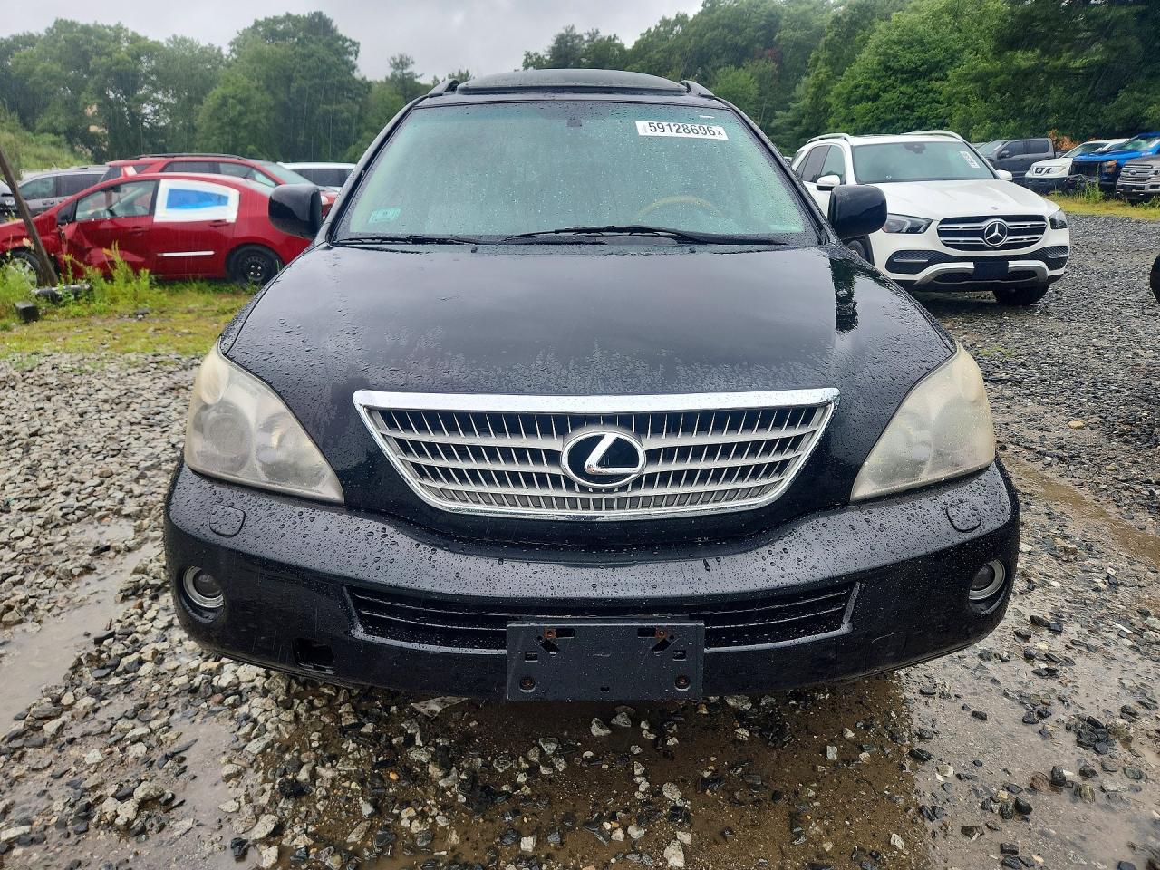 2008 Lexus Rx 400h Black vin: JTJHW31U982069688