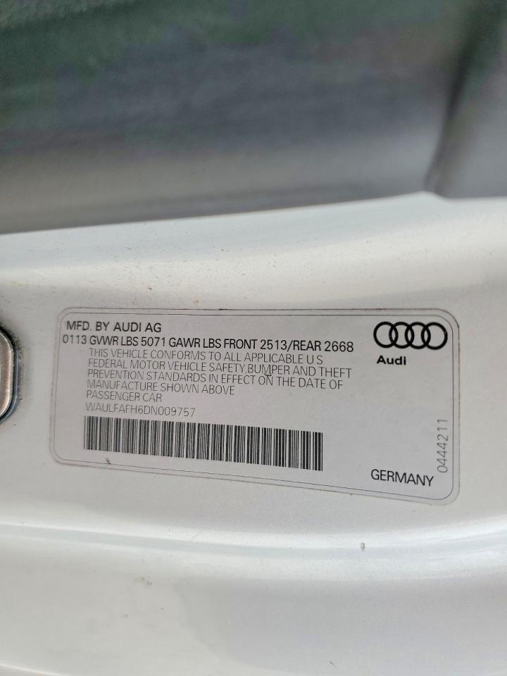 2013 Audi A5 Premium Plus Silver vin: WAULFAFH6DN009757