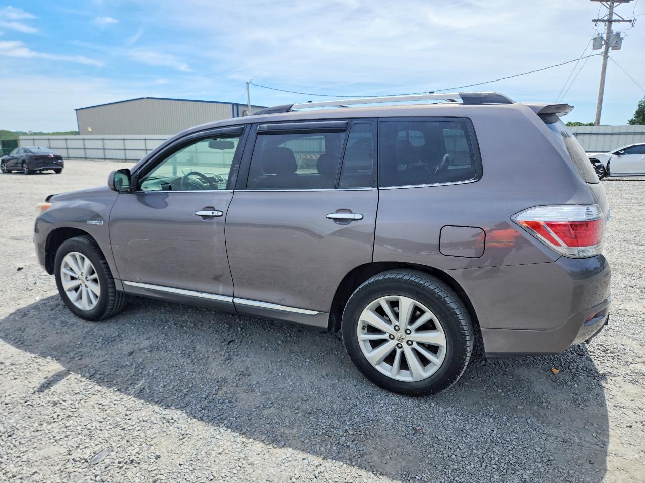 2012 Toyota Highlander Hybrid Limited Gray vin: JTEDC3EH8C2008019
