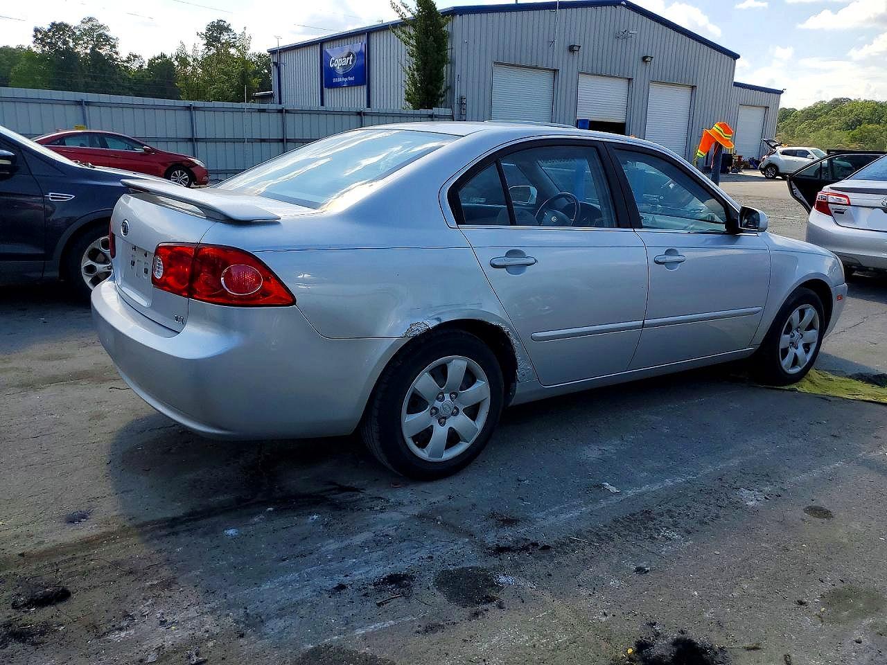 2008 Kia Optima Lx Silver vin: KNAGE123585241139