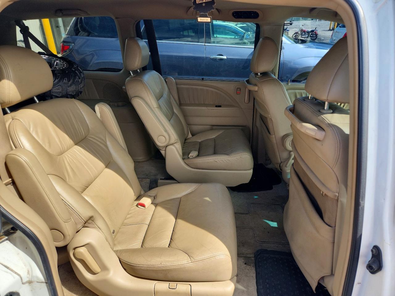 2006 Honda Odyssey Exl White vin: 5FNRL38616B428534