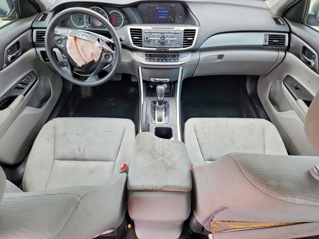 2015 Honda Accord Lx Gray vin: 1HGCR2F32FA193675