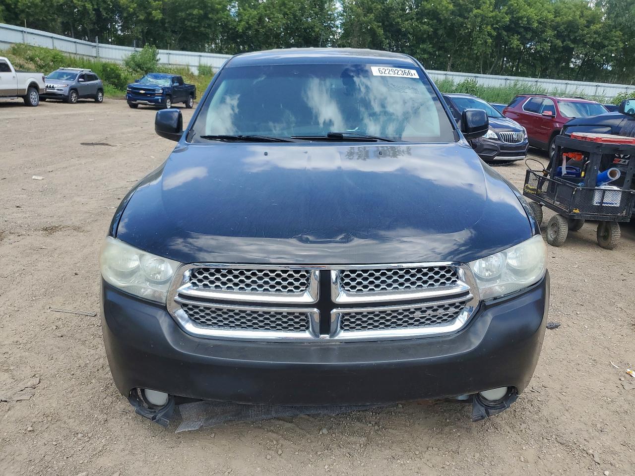 2011 Dodge Durango Express Black vin: 1D4RE2GG8BC664140