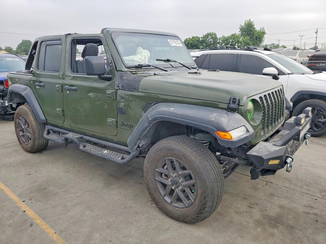 2024 Jeep Wrangler Sport Green vin: 1C4PJXDN1RW109748