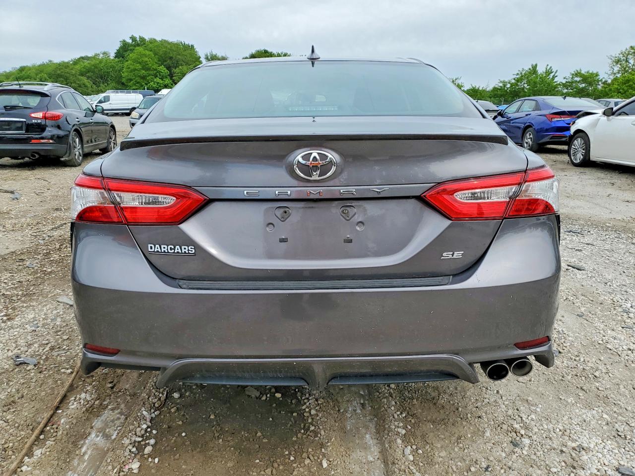 2020 Toyota Camry Se Серый vin: 4T1G11AK0LU882751