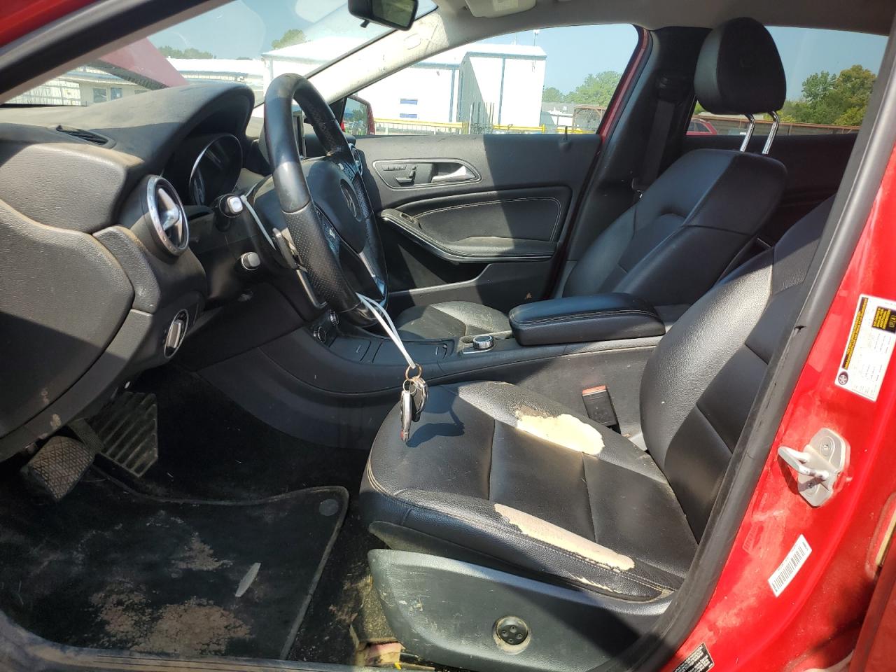2015 Mercedes-benz Gla 250 4matic Red vin: WDCTG4GB3FJ065784