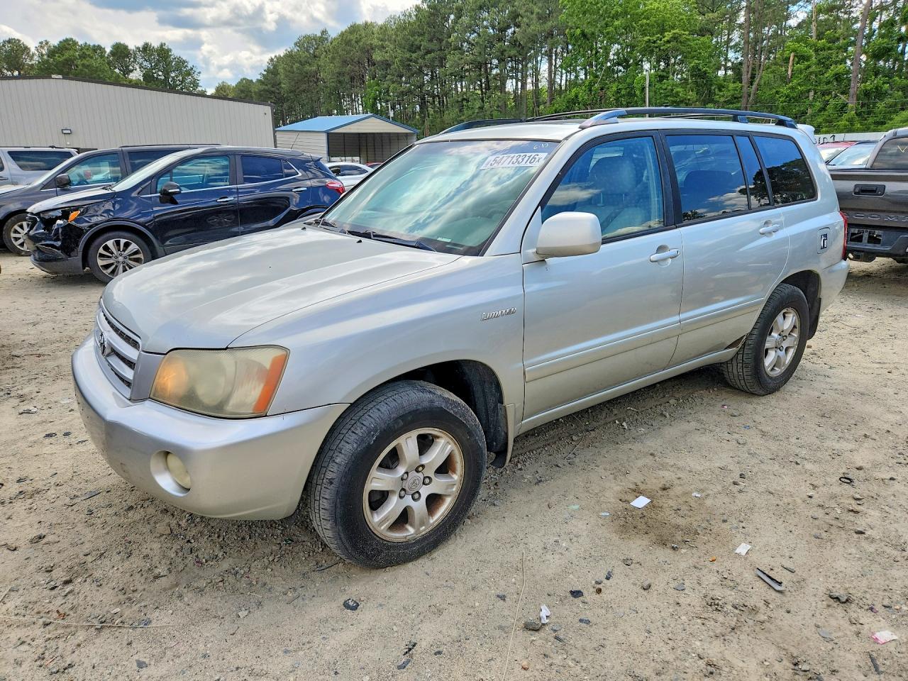 2003 Toyota Highlander Limited Silver vin: JTEHF21A630146472