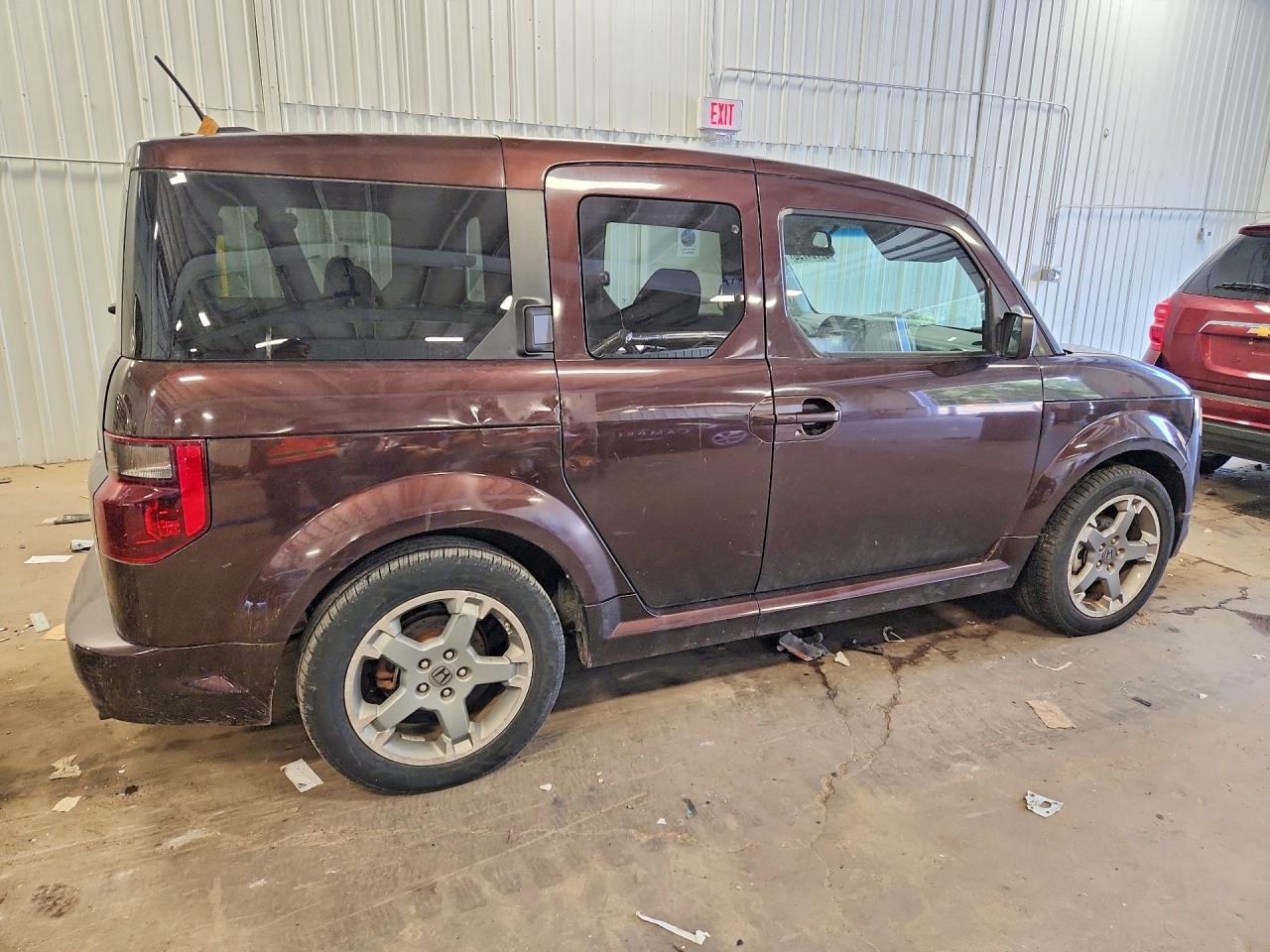 2008 Honda Element Sc Burgundy vin: 5J6YH18928L009260